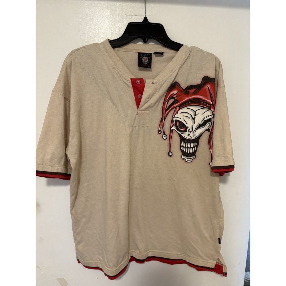 Vintage Y2K Clown Shirt Size L